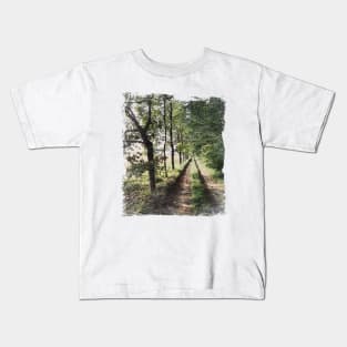 Road near forest Kids T-Shirt